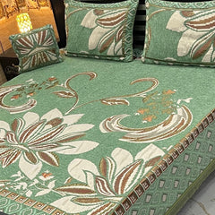 Fancy Velvet Bed Sheet Set - 4 Pieces FVB 220