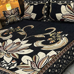 Fancy Velvet Bed Sheet Set - 4 Pieces FVB 221