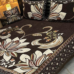 Fancy Velvet Bed Sheet Set - 4 Pieces FVB 222