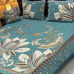 Fancy Velvet Bed Sheet Set - 4 Pieces FVB 224