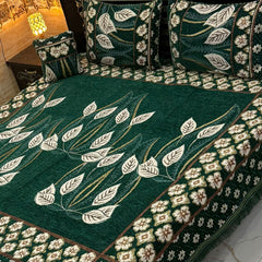 Fancy Velvet Bed Sheet Set - 4 Pieces FVB 226