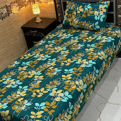4 Pieces Crystal Cotton Single Pair Bedsheet SB 530