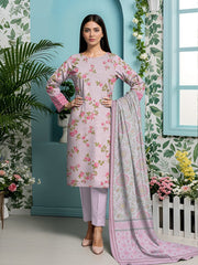 3 Pcs Lawn Unstitched Suit 532