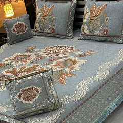 Fancy Velvet Bed Sheet Set - 4 Pieces FVB 243