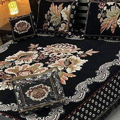 Fancy Velvet Bed Sheet Set - 4 Pieces FVB 245