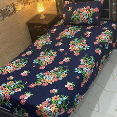 4 Pieces Crystal Cotton Single Pair Bedsheet SB 535