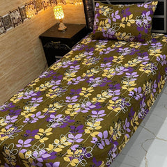 4 Pieces Crystal Cotton Single Pair Bedsheet SB 536
