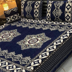 Fancy Velvet Bed Sheet Set - 4 Pieces FVB 247