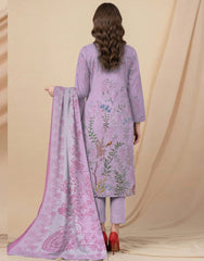 3 Pcs Lawn Unstitched Suit 538