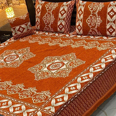 Fancy Velvet Bed Sheet Set - 4 Pieces FVB 248