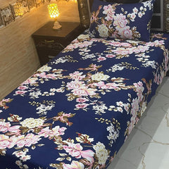 4 Pieces Crystal Cotton Single Pair Bedsheet SB 543