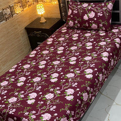 4 Pieces Crystal Cotton Single Pair Bedsheet SB 545