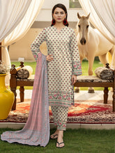 3 Pcs Lawn Unstitched Suit 504