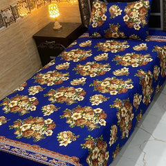 4 Pieces Crystal Cotton Single Pair Bedsheet SB 552