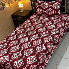 4 Pieces Crystal Cotton Single Pair Bedsheet SB 505
