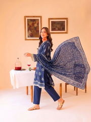 3 Pcs Lawn Unstitched Suit 563