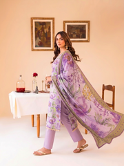 3 Pcs Lawn Unstitched Suit 572