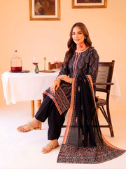 3 Pcs Lawn Unstitched Suit 579