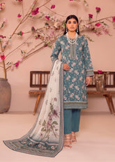 3 Pcs Lawn Unstitched Suit 581