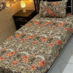 4 Pieces Crystal Cotton Single Pair Bedsheet SB 508