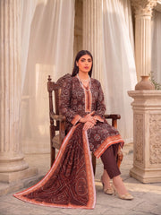 3 Pcs Lawn Unstitched Suit 594