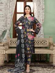 3 Pcs Lawn Unstitched Suit 513