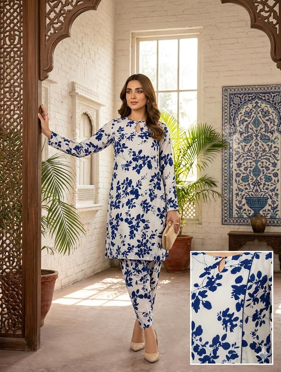 2 Pcs Ladies Suit  Des  101
