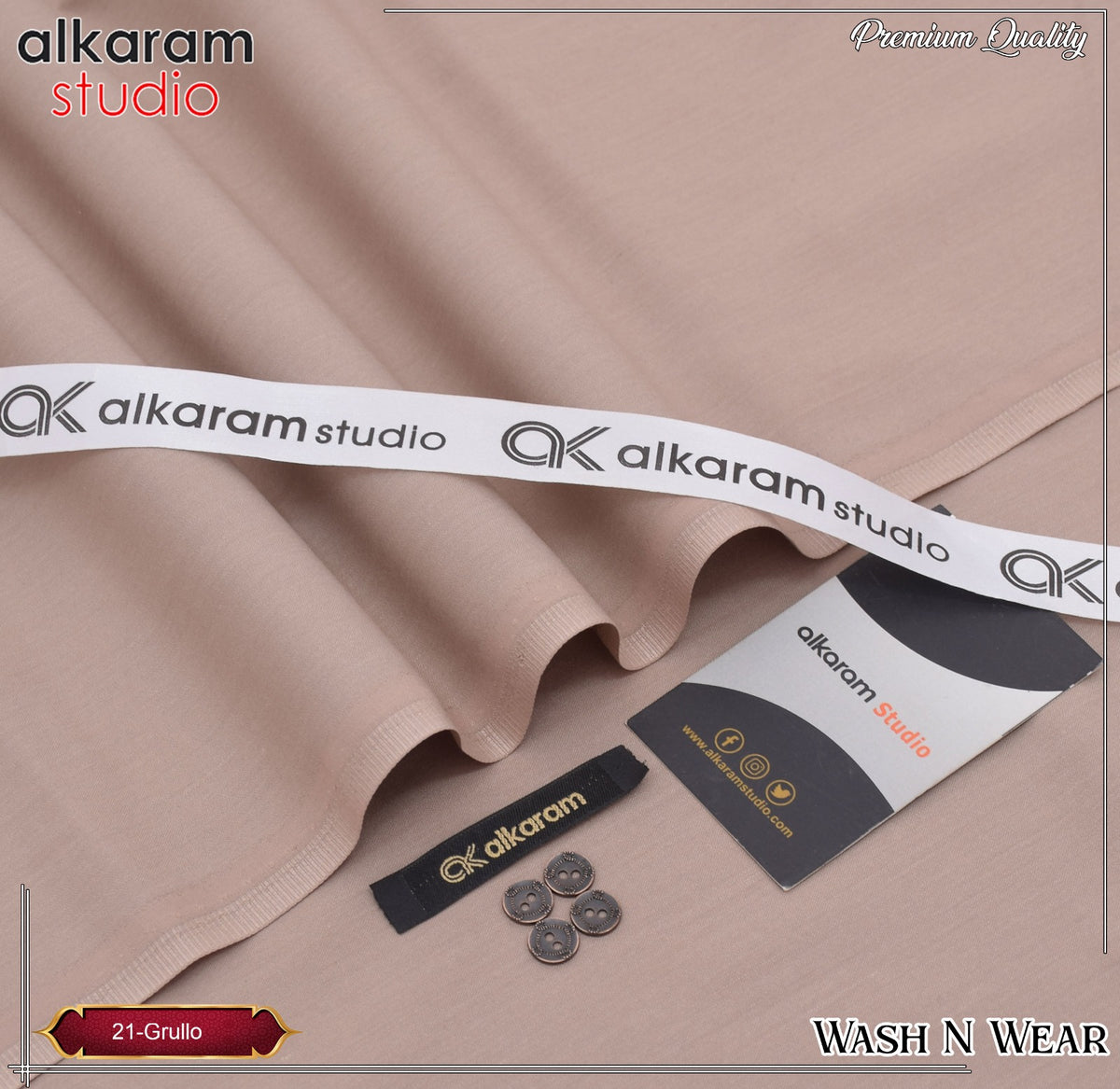 Unstitched Premium Wash N Wear 921