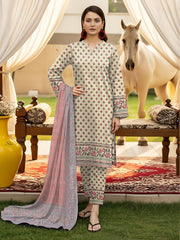 3 Pcs Lawn Unstitched Suit 504