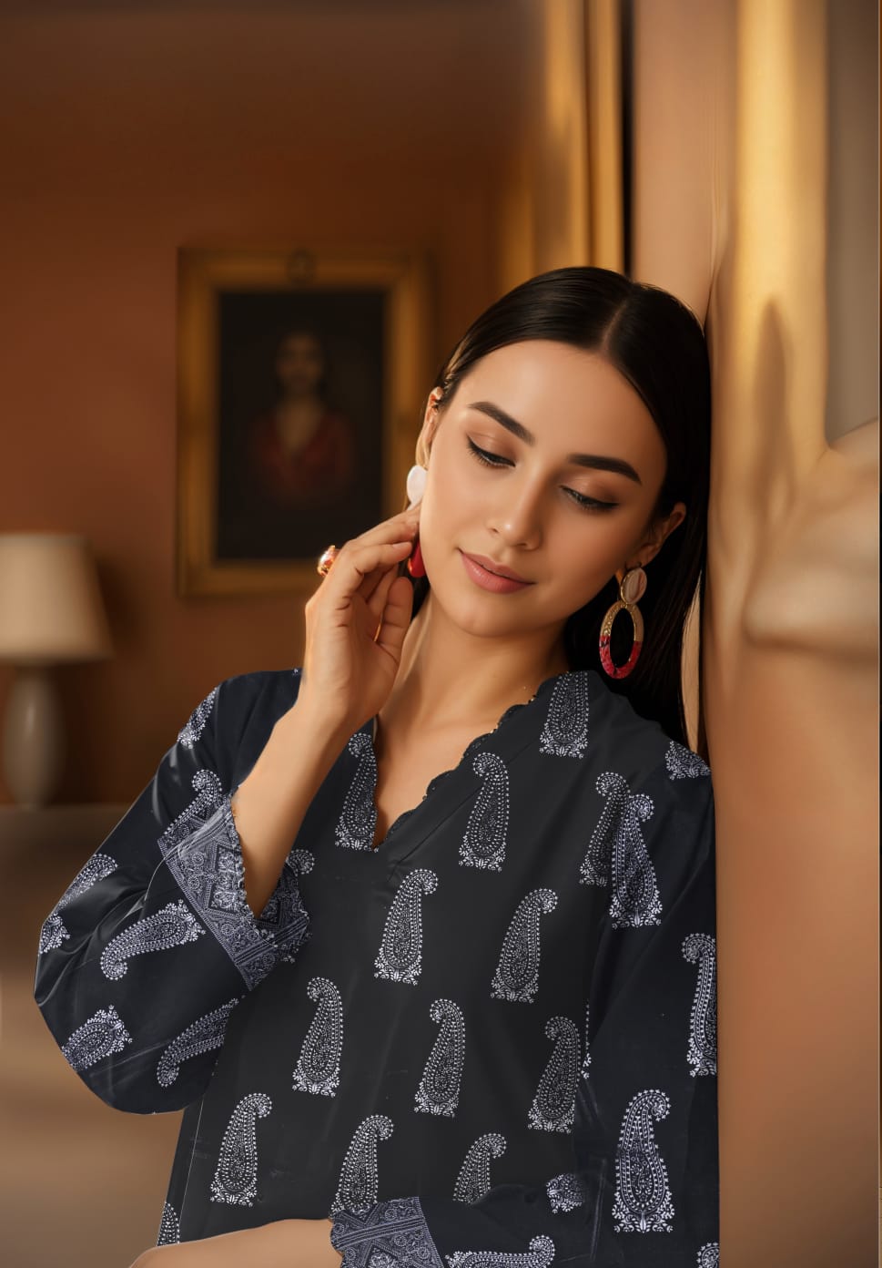 3 Pcs Lawn Unstitched Suit 555