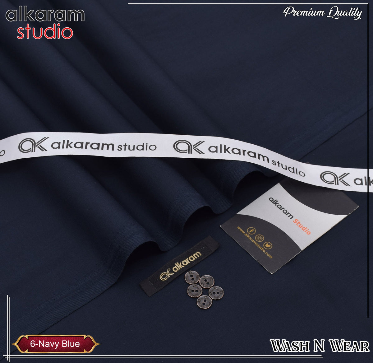 Unstitched Premium Wash N Wear 906