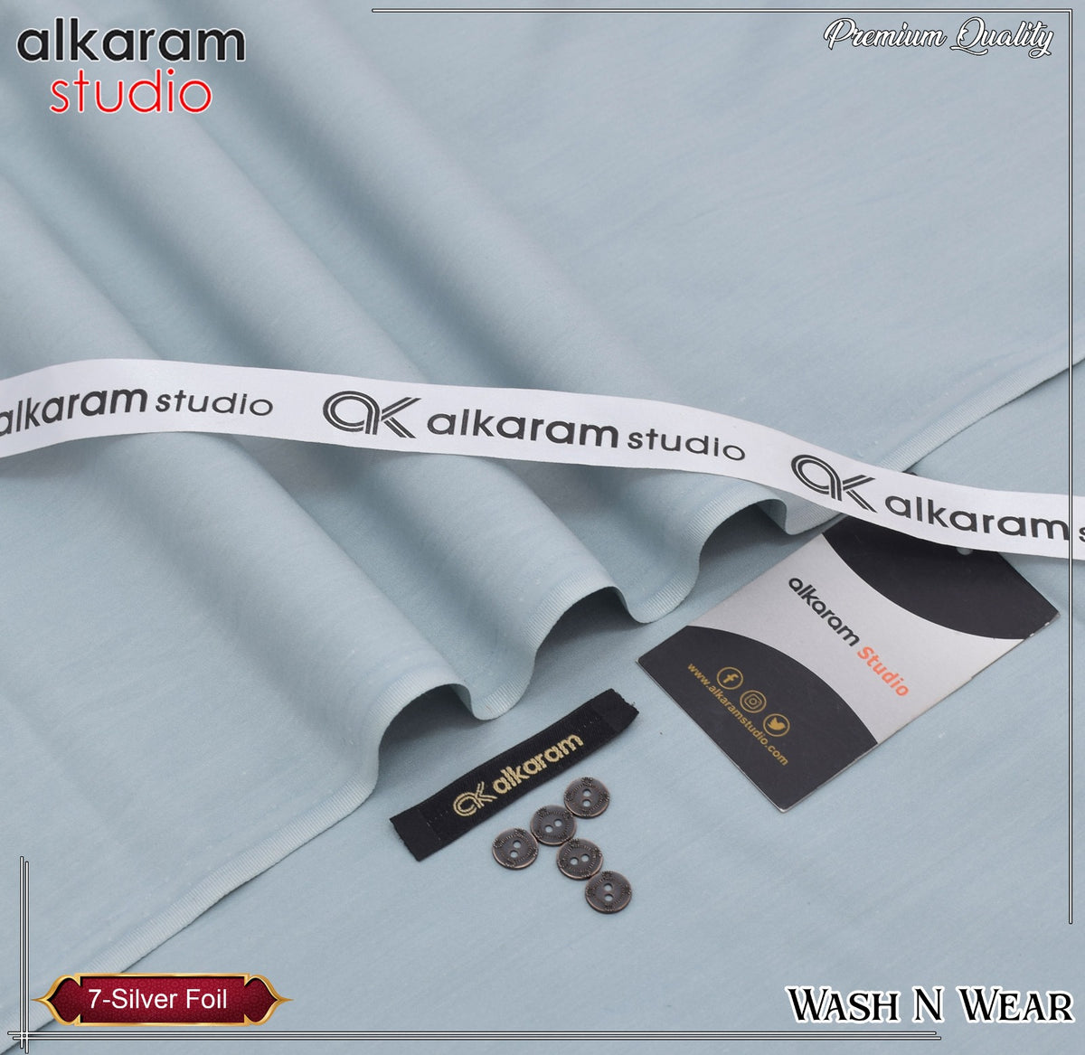 Unstitched Premium Wash N Wear 907