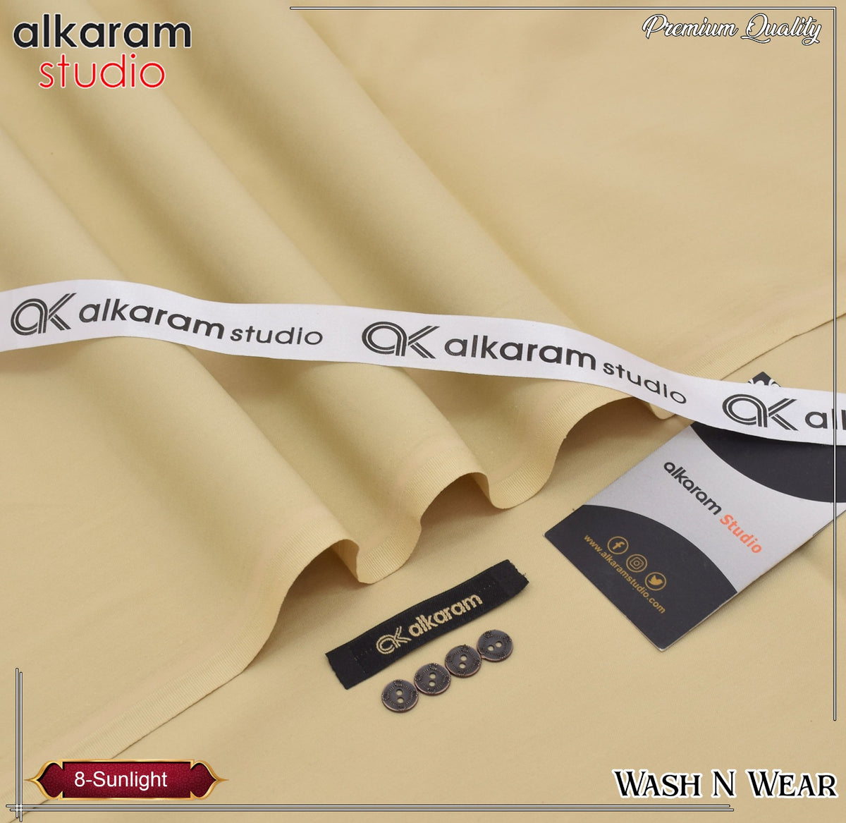 Unstitched Premium Wash N Wear 908