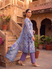 3 Pcs Lawn Unstitched Suit 590